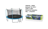 Bestway Xtrem Air Trampoline 12 - Feet 3.66m x 2.78m 59104 - Colorland Toys